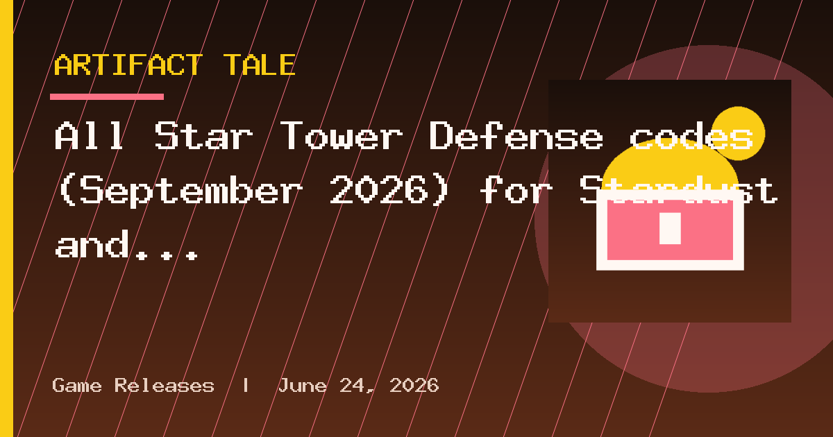 All Star Tower Defense codes (September 2026) for Stardust and Gems