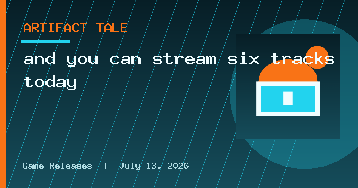 and you can stream six tracks today