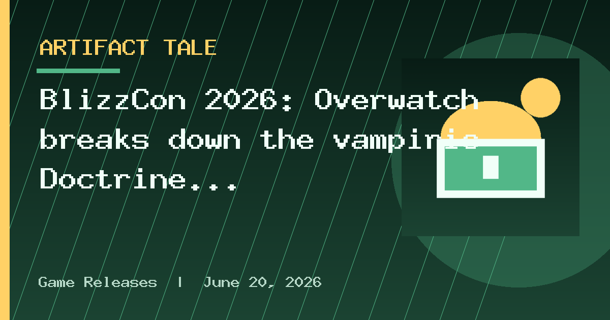 BlizzCon 2026: Overwatch breaks down the vampiric Doctrine and reworks