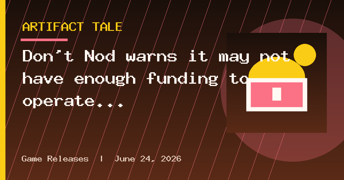 Don't Nod warns it may not have enough funding to operate beyond January 2027