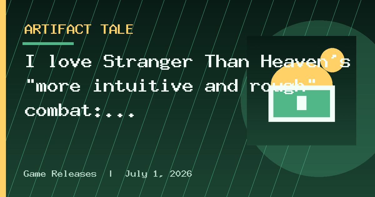 I love Stranger Than Heaven's "more intuitive and rough" combat: "Frankly