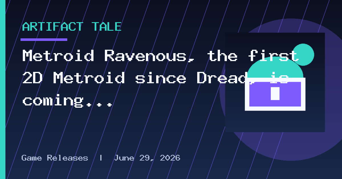 Metroid Ravenous, the first 2D Metroid since Dread, is coming to Nintendo Switch