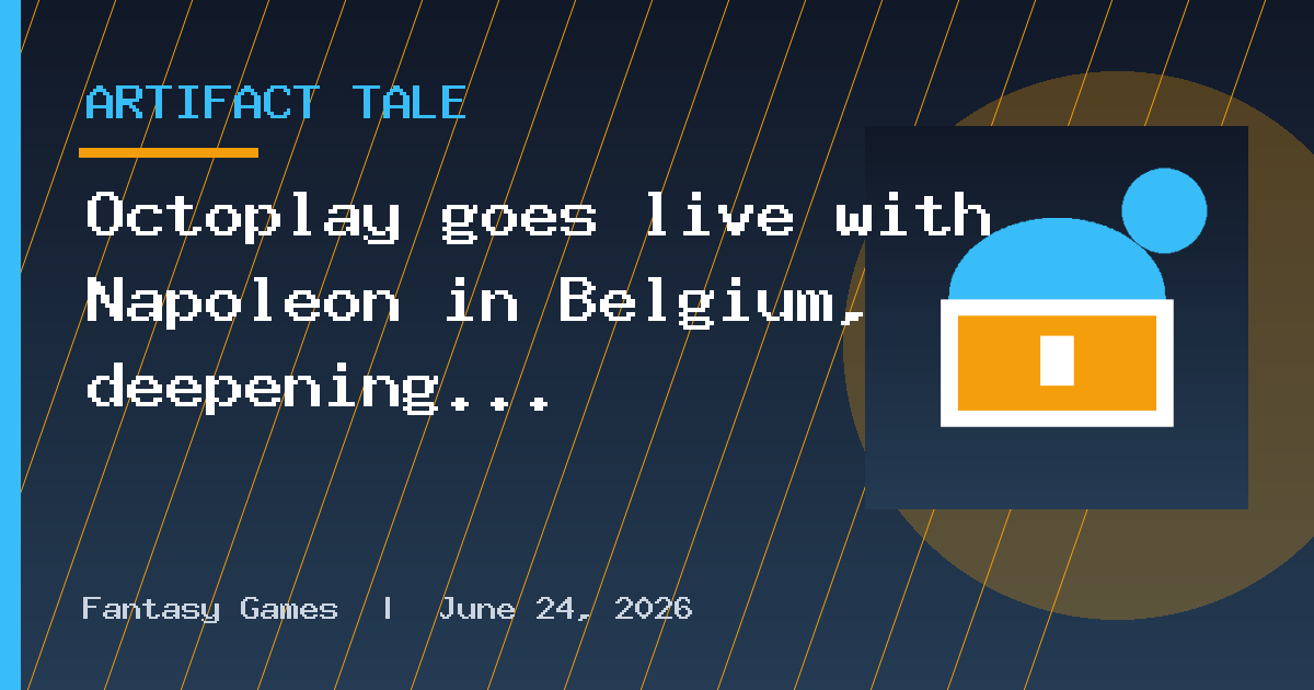 Octoplay goes live with Napoleon in Belgium, deepening Superbet Group tie