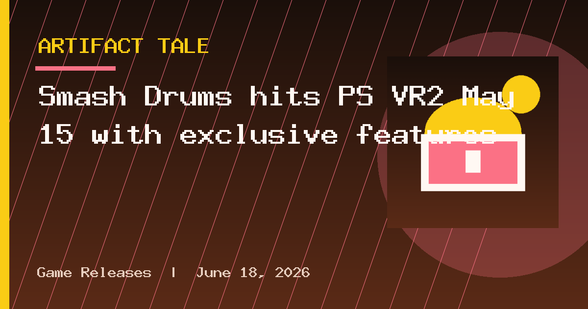 Smash Drums hits PS VR2 May 15 with exclusive features