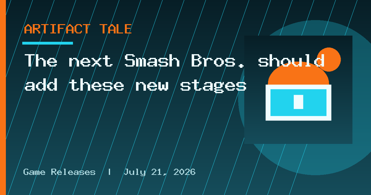 The next Smash Bros. should add these new stages