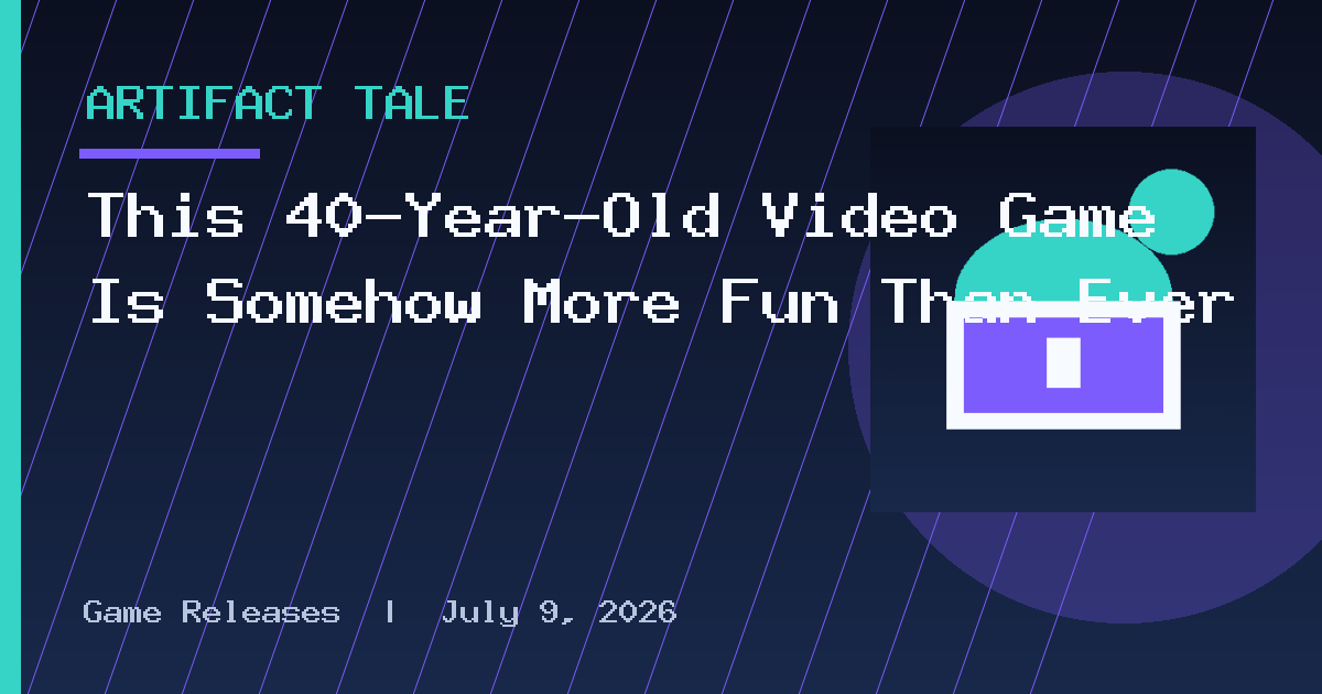 This 40-Year-Old Video Game Is Somehow More Fun Than Ever