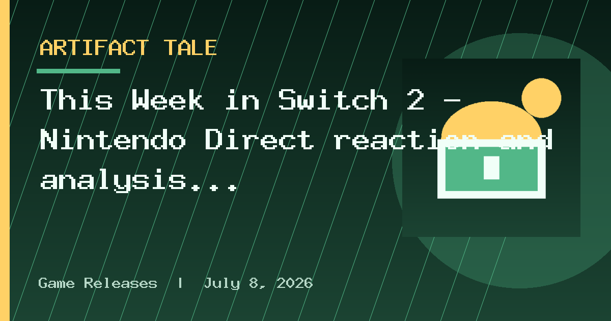 This Week in Switch 2 - Nintendo Direct reaction and analysis